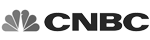 CNBC Logo black and white
